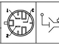 Senzor sonda temperatura apa OPEL ASTRA F 56 57 HELLA 6ZT181611071