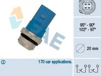 Senzor sonda temperatura apa SKODA SUPERB 3U4 FAE 38391