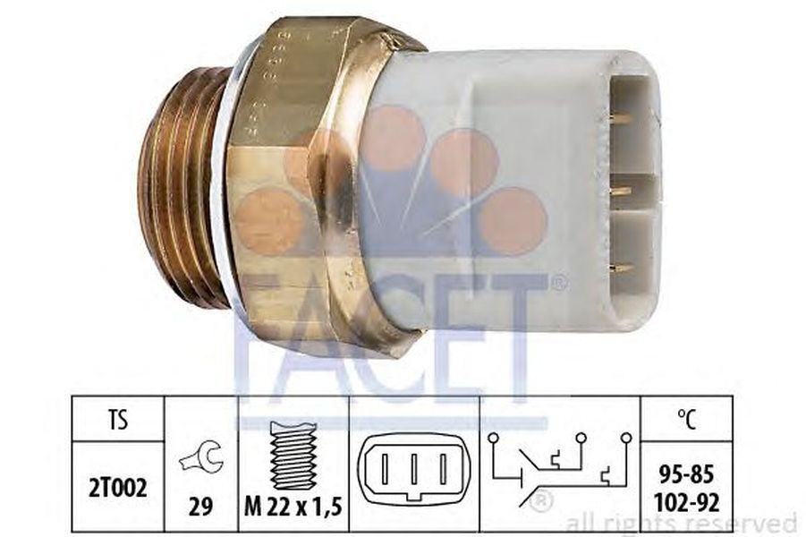 Senzor sonda temperatura apa VW CADDY II pick-up 9
