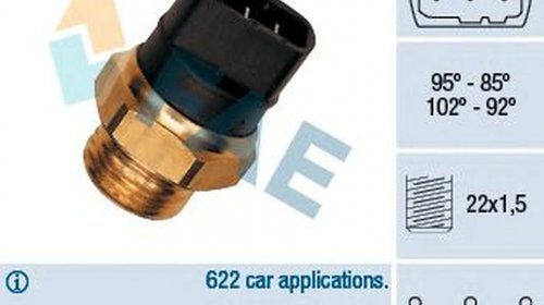 Senzor sonda temperatura apa VW GOLF III Cabr