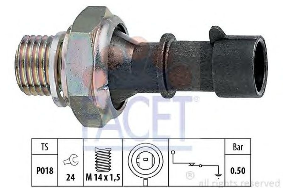 Senzor sonda ulei SAAB 9-3 YS3F FACET FA 7.0069