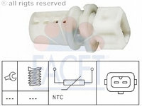 Senzor temperatura aer admisie 10 4009 FACET pentru Renault Super Renault 19 Renault 21 Renault Laguna Renault Clio Renault Megane Volvo S40 Volvo V40 Renault Safrane Mitsubishi Carisma Renault Espace Renault Kangoo Opel Arena Renault Trafic