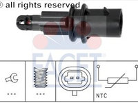 Senzor temperatura aer admisie 10 4033 FACET pentru Opel Corsa Opel Vita Alfa romeo 145 Opel Tigra Alfa romeo 146 Opel Vectra Chevrolet Orlando Chevrolet Cruze Opel Astra Opel Zafira