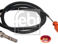 Senzor, temperatura gaze evacuare (49293 FEBI BILSTEIN) AUDI