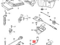 Senzor temperatura gaze evacuare Audi A4 B8 (8K) Avant 2011 2.0 TDI OEM 03L906088AQ