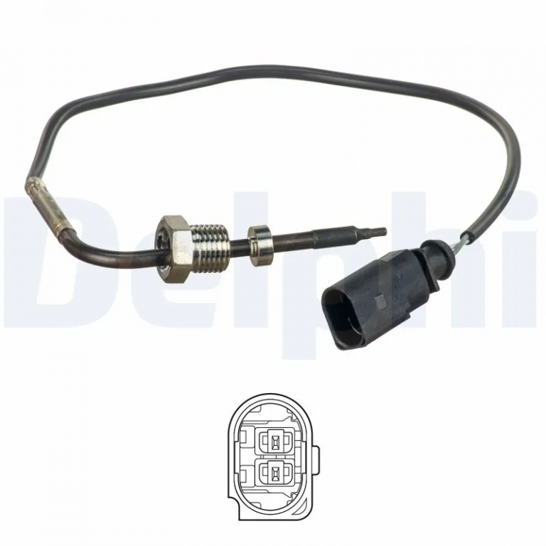 Senzor temperatura gaze evacuare Delphi AUDI Q7 Van (4LB) 2006-2012 - TS30140
