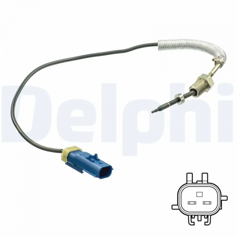 Senzor temperatura gaze evacuare Delphi DODGE JOURNEY VAN (JC) 2008-2011 - TS30191
