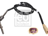 Senzor, temperatura gaze evacuare dupa filtru particule funingine (100848 FEBI BILSTEIN) SEAT,SKODA,VW