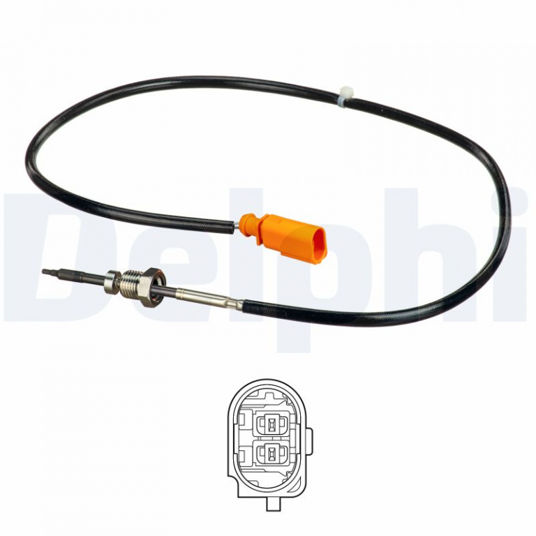 Senzor, temperatura gaze evacuare (TS30139 DELPHI) AUDI,SEAT,SKODA,VW A3|A3, A3 / S3|ALTEA|ALTEA XL|BEETLE|BEETLE, BJALLA, FUSCA|BORA / JETTA, GOLF, JETTA, VENTO|BORA, JETTA, JETTA / CLASICO|BORA, JET