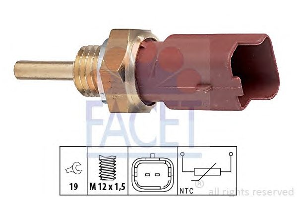 Senzor temperatura lichid de racire FIAT IDEA - Co