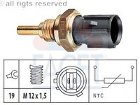 Senzor temperatura ulei 7 3198 FACET pentru Rover 600 Honda Ballade Honda Civic Honda Legend Honda Crx Honda Prelude Honda Accord Honda Concerto Honda Nsx Rover 400 Honda Odyssey Honda Shuttle Honda Cr-v Honda S2000 Honda Integra Honda Hr-v