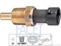 Senzor,temperatura ulei FACET 7.3129