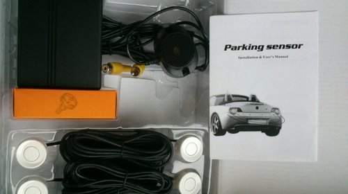 Senzori de parcare cu camera video si monitor auto