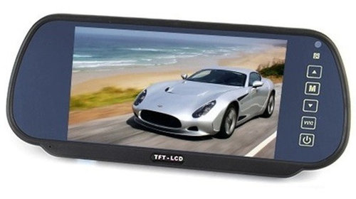 Senzori Parcare Cu Camera Video Si Display LCD De 7&quot; In Oglinda S608 270188