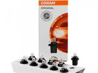 Set 10 Buc Bec Osram B8,5d 12V 1,2W Original 2721MF