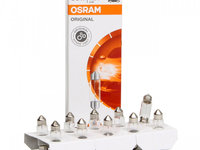 Set 10 Buc Bec Osram C5W 12V 5W SV8,5-8 Original 6418