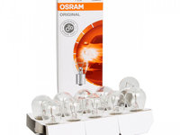 Set 10 Buc Bec Osram P21W 12V 21W BA15s Original 7506