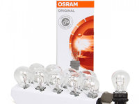 Set 10 Buc Bec Osram P27/7W 12V 27/7W W2,5x16q Original 3157