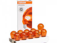 Set 10 Buc Bec Osram PY21W 12V 21W BAU15s Original 7507