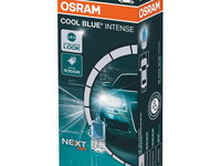 Set 10 Buc Bec Osram W5W 12V 5W W2,1x9,5d 4000K Cool Blue Intense Next Generation 2825HCBN