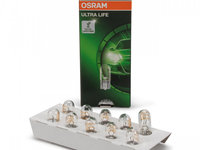 Set 10 Buc Bec Osram W5W 12V 5W W2,1x9,5d Ultra Life 2825ULT