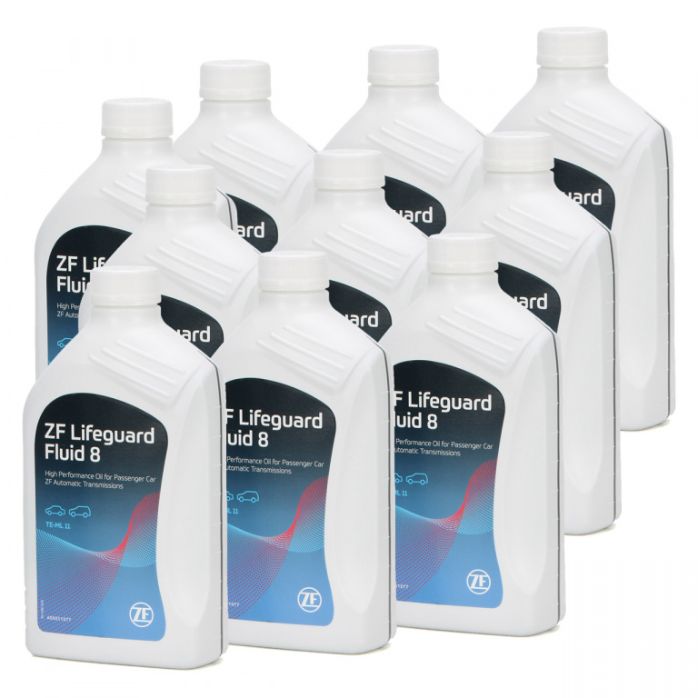 Set 10 Buc Ulei Cutie Viteze Automata Zf Lifeguard Fluid 8 1L S671.090.312