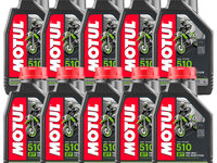 Set 10 Buc Ulei Motor Motul 510 2T Technosynthese 1L 104028