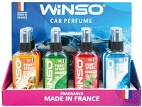 Set 12 Buc Odorizant Winso Pump Spray Tutti Frutti, Evergreen, Strawberry, Ocean 75ML 500001