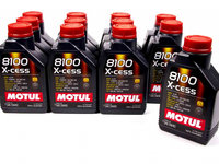 Set 12 Buc Ulei Motor Motul 8100 X-Cess 5W-40 1L 102784