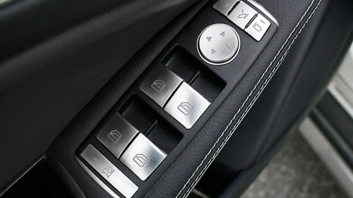 Set 14 Buc Capace Butoane Compatibil Mercedes-Benz C-Class W204 2007-2014 Aluminiu 8048