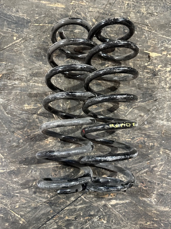 Set 2 arcuri suspensie fata Skoda Rapid Facelift Skoda Fabia 3 Volkswagen Polo 6 Seat Ibiza - Cod 6R0411105 - imagine 1