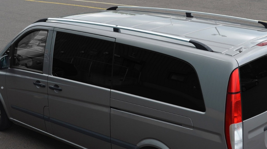 thumbnail image 2 of Chromemaster Silver Roof Rack For Mercedes Vito W639 2003-2014 – 122cm Bars 2 of 5