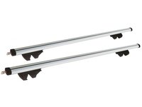 Set 2 bare transversale portbagaj Streetwize 135 cm din aluminiu fixare pe barele longitudinale cu sistem antifurt cu cheie