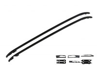 Set 2 bare verticale, portbagaj compatibil cu Land Rover Range Rover Evoque (2011-up), Negru Lucios