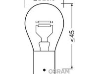 Set 2 becuri 12v p21/4w original blister osram UNIVERSAL Universal #6 7225-02B