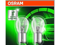 Set 2 Becuri 12V P21/5W Ultra Life Blister Osram Osram 7528Ult-02B 35284