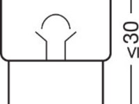 SET 2 BECURI 12V R5W ORIGINAL BLISTER OSRAM IS-10442