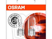 SET 2 BECURI 12V W5W ORIGINAL BLISTER OSRAM 2825-02B OSRAM