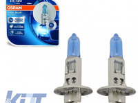 Set 2 Becuri Auto Halogen compatibil cu far Osram Cool Blue Intense 64150CBI H1 12V 55W