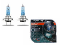 Set 2 Becuri Auto Halogen NEXT GEN Osram Cool Blue Intense H7 64210CBN-HCB 12V 64210CBN-HCB