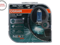 Set 2 Becuri Auto Halogen NEXT GEN Osram Cool Blue Intense H4 64193CBN-HCB 12V