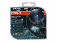 Set 2 Becuri Auto Halogen NEXT GEN Osram Cool Blue Intense 64150CBN-HCB H1 12V 64150CBN-HCB