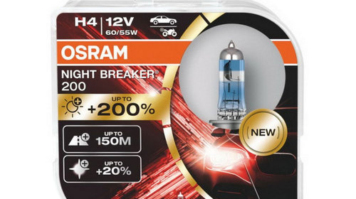 Set 2 Becuri Auto-Moto Halogen Osram NIGHT BR