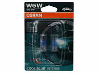 Set 2 Becuri Auto Osram COOL BLUE INTENSE NEXT GEN 2825CBN-02B W5W 12V Blister 2825CBN-02B