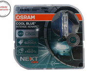 Set 2 Becuri Auto Xenon OSRAM XENARC COOL BLUE INTENSE NEXT GEN D3S HID 66340CBN-H