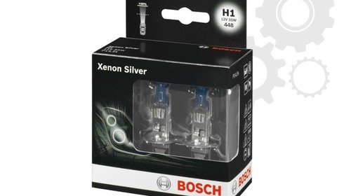 Set 2 becuri bosch h1 xenon silver 12v 55w