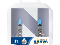 Set 2 Becuri Far H1 55w 12v Range Power White Narva 48641RPNVAS2