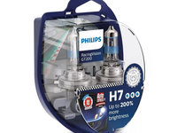 Set 2 Becuri Far H7 55w 12v Racing Vision Gt200 Philips Philips Cod:12972rgts2