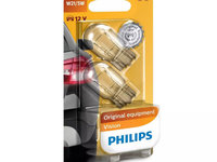 Set 2 Becuri Fara Soclu 12 V W21/5w W3x16q Philips Philips Cod:12066b2