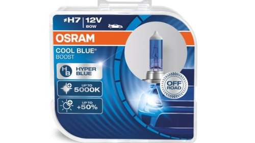 Set 2 becuri h7 12v 80w off road osram cool b